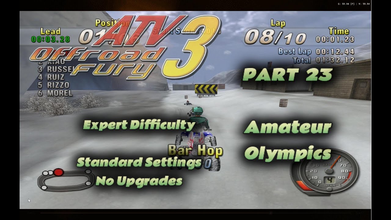 ATV Offroad Fury 3 / Let's Play! Walkthrough / Chmpshp / Part 23, Amateur Olympics / Expert, No Upg