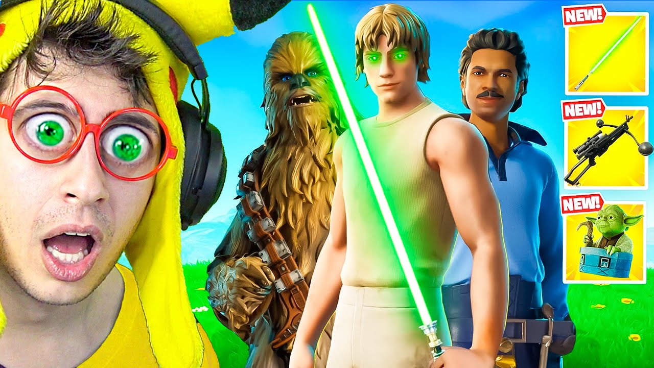 RETO de STAR WARS en FORTNITE 👽🔥🚀!! (Actualización Secreta) - Fortnite