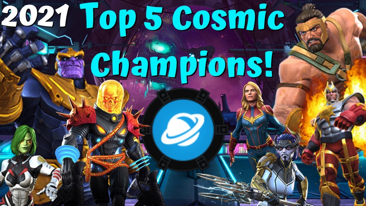 Top 5 Best Cosmic Champs In MCOC! Ranked! My Opinion! - Marvel Contest of Champions