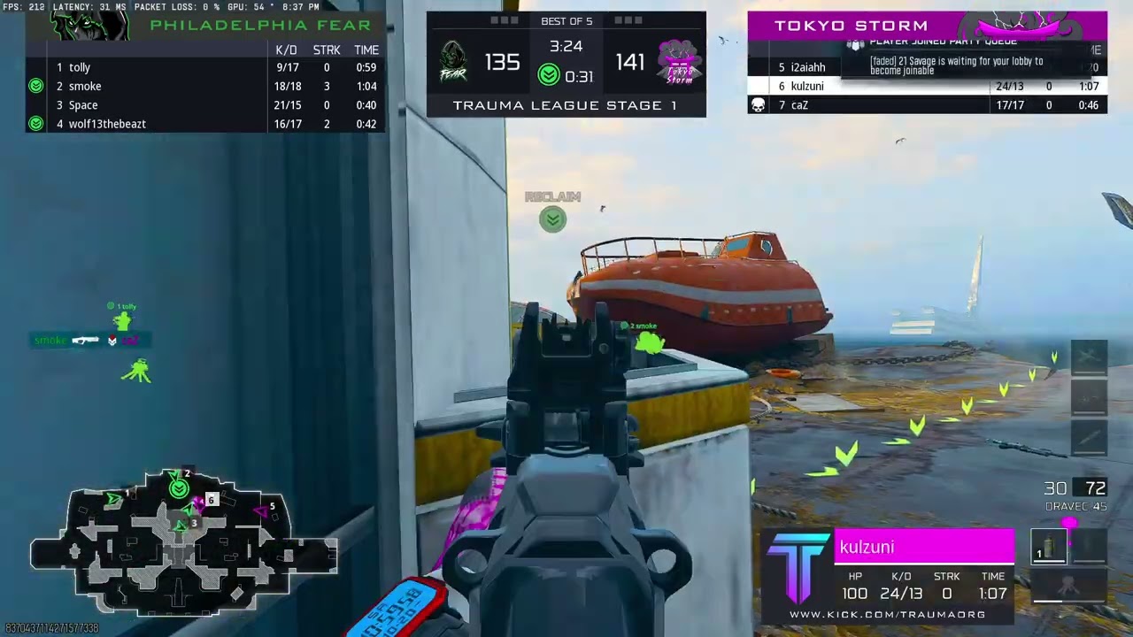 (7)Tokyo Storm vs (10)Philadelphia Fear | LR4 | Stage 1 Playoffs