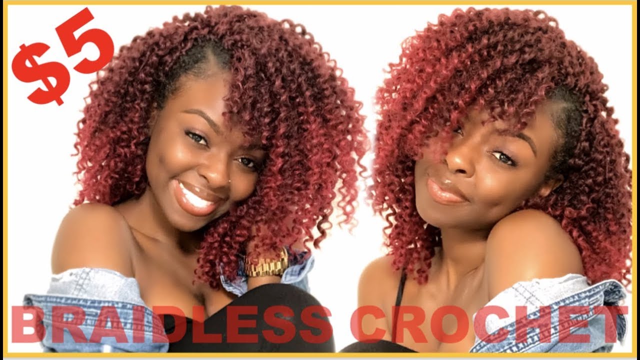 😳 $5 BRAIDLESS Crochet  | 1 HOUR INSTALL, well an 1:30 but whatever...