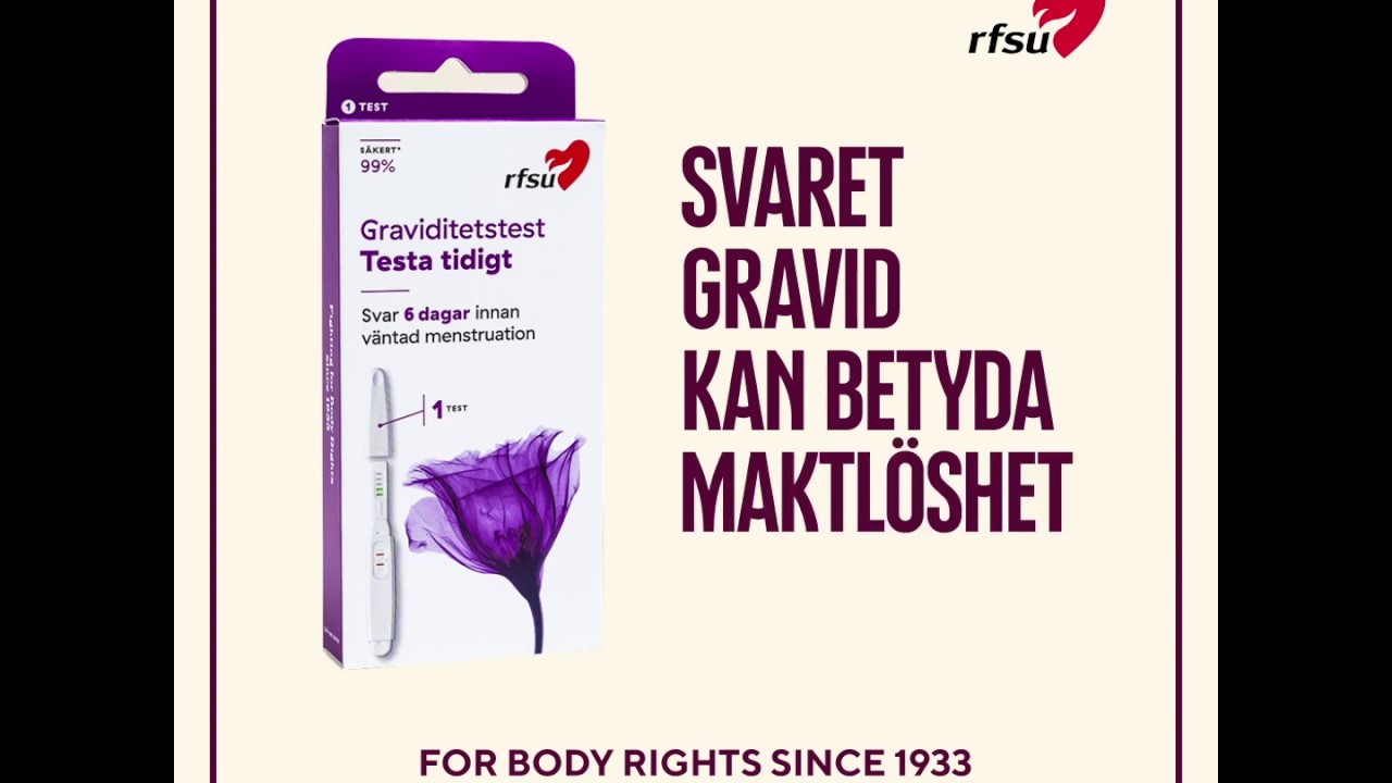 RFSU &ndash;Hemtester,  Oavsett k&auml;nsla f&ouml;rst&aring;r vi dig