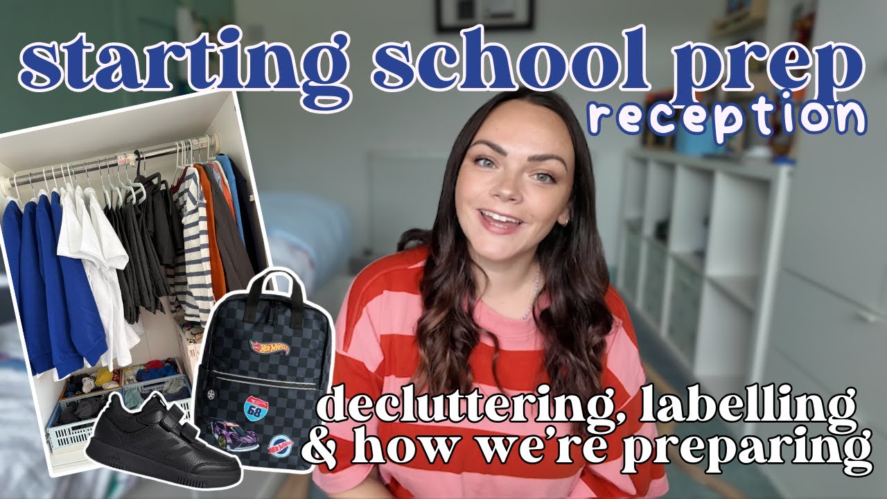 STARTING SCHOOL | wardrobe declutter, labelling & everything we're doing to prepare for reception