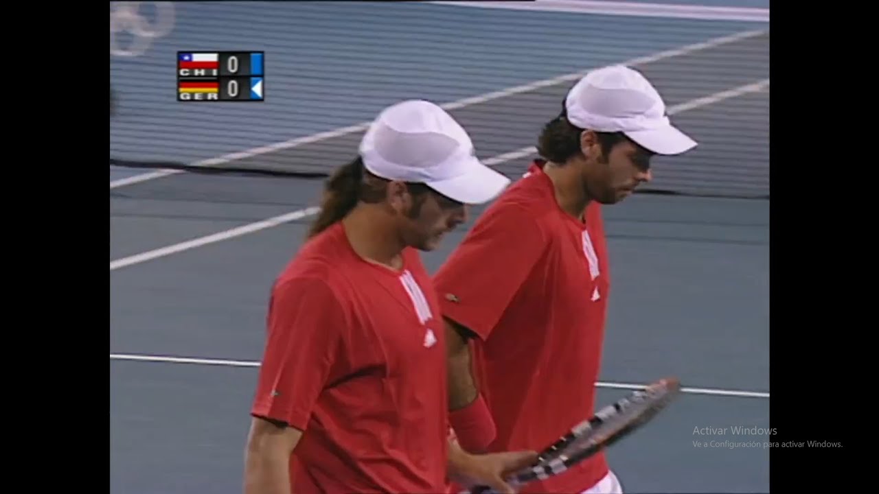 F. Gonz&aacute;lez/N. Massu VS N. Kiefer/R. Sch&uuml;ttler - Final Dobles Tenis Masculino - Atenas 2004 - Full