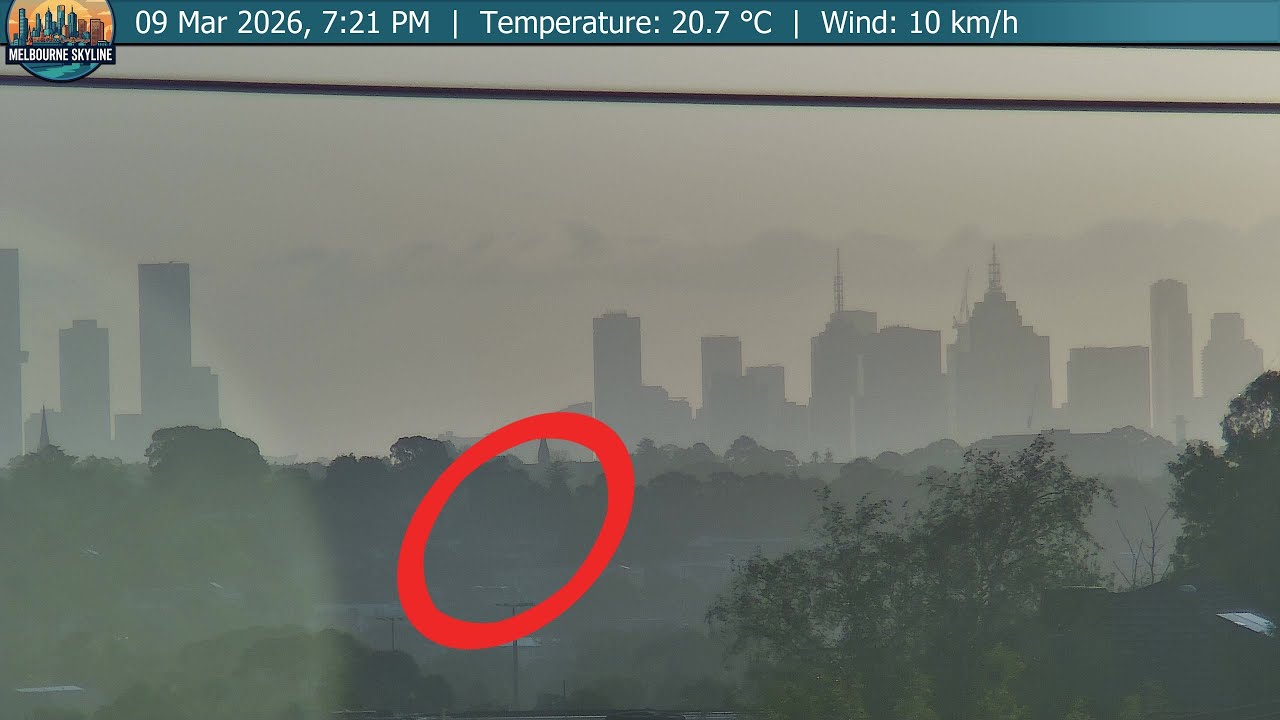 Melbourne Live 🌇 at Sunset on 09 Mar 2026