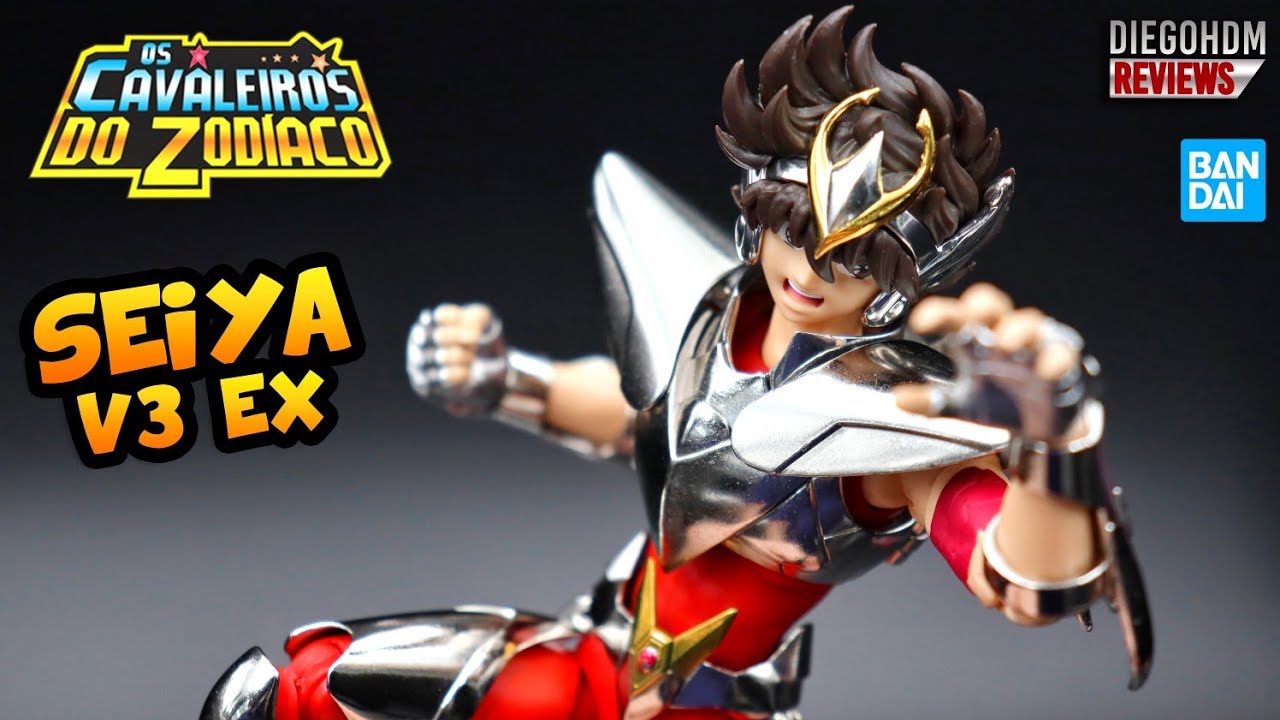 Bandai SEIYA V3 Cloth Myth EX Unboxing e Review BR / DiegoHDM