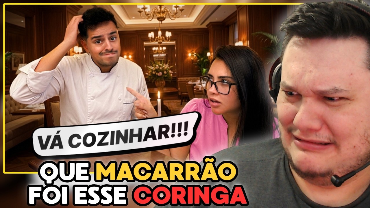 Virei CHEFE DE COZINHA para SALVAR O NOIVADO! - REAGINDO LOUD CORINGA