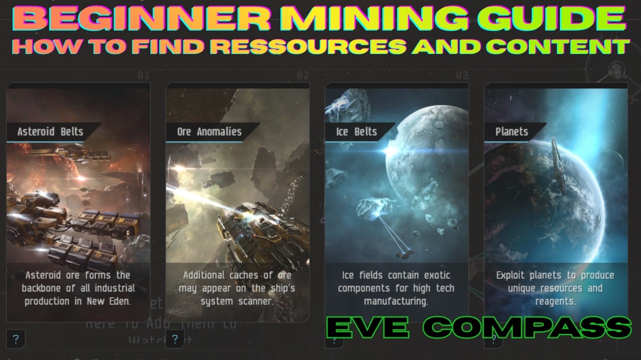 Beginner Mining: Finding Content - Industry Guide (EVE Online 2026)