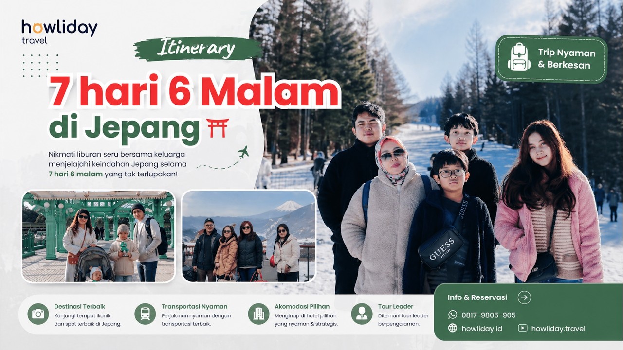 Itinerary 7 Hari 6 Malam Jepang | Osaka, Kyoto, Tokyo & Fuji Tanpa Ribet!