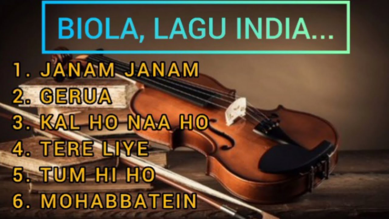 Biola lagu India agogo violin full album