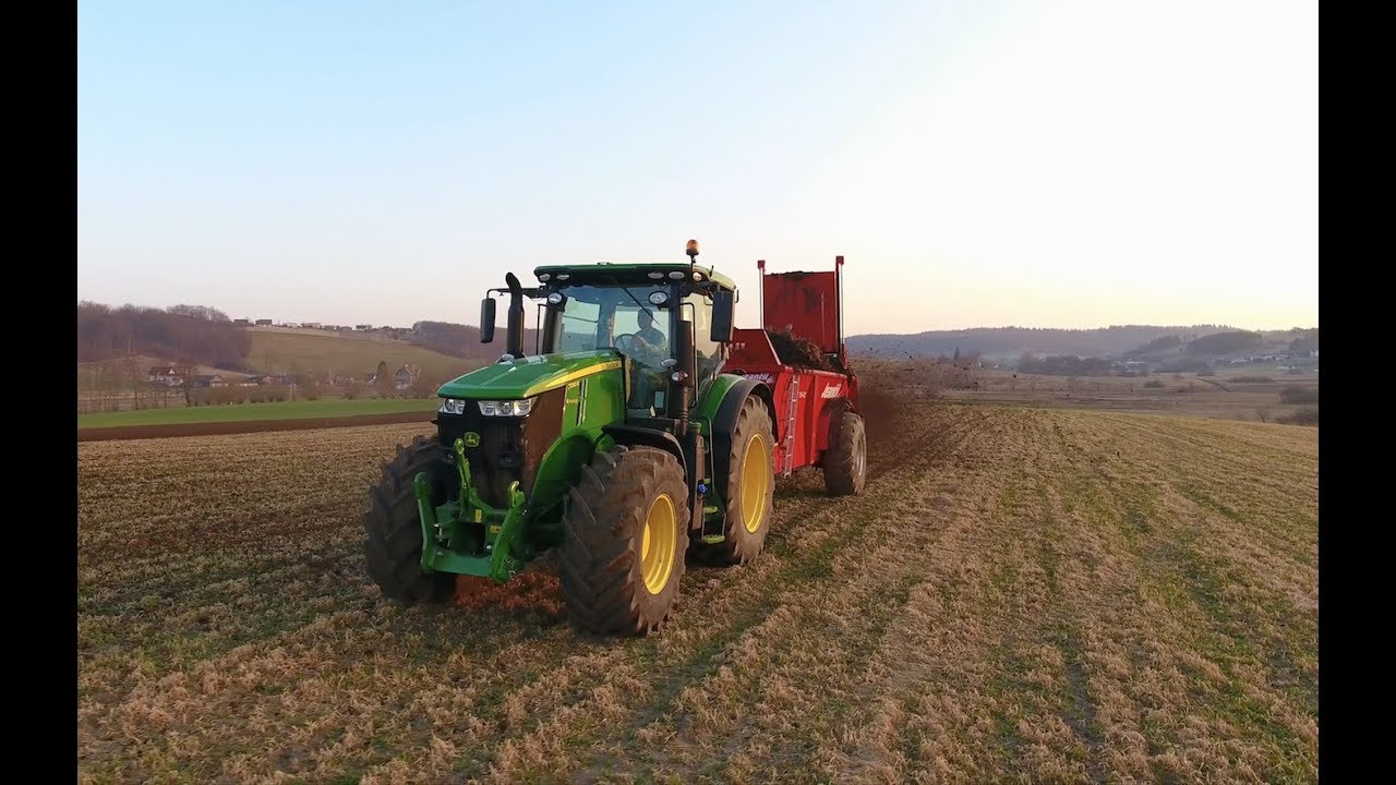 Nowy nabytek 2018 ☆ JohnDeere 7230R ☆ Obornik | Siew | DJI Phantom 4K