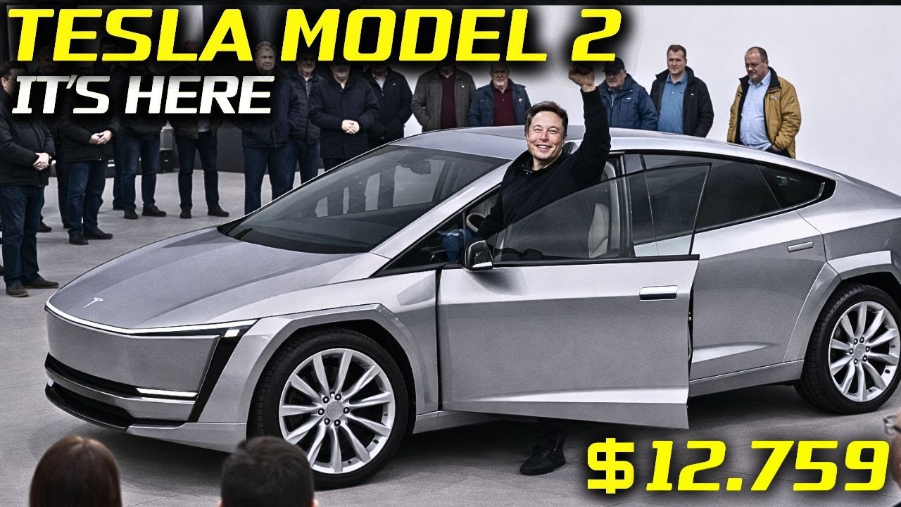 Tesla Model 2 Senior Edition $12,749 — 2026 Leak: Aluminum-Ion Battery + Buttons + Easy Entry
