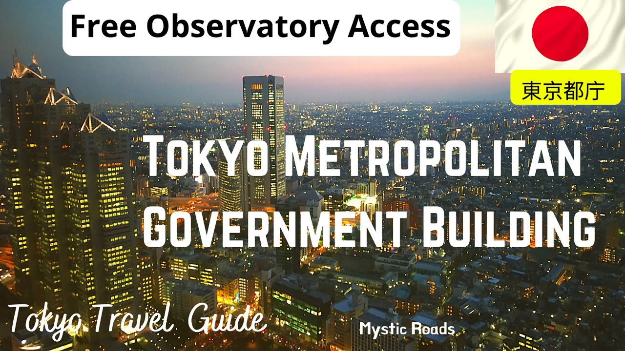 Tokyo at Night from Tokyo Metropolitan Government Building Observatory Deck