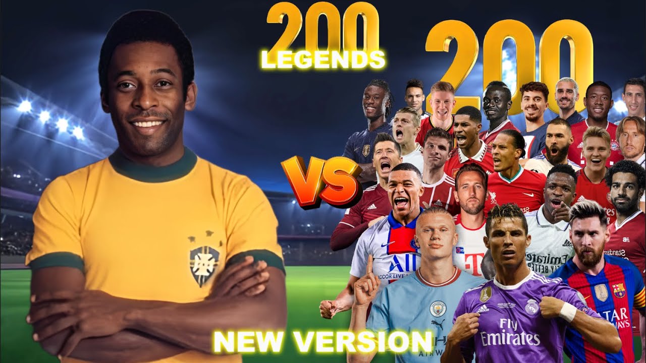 Brazil Pele 🆚️ 200 Legends 💥 New Version 💥 ULTRA BOSS FINAL ⚽️