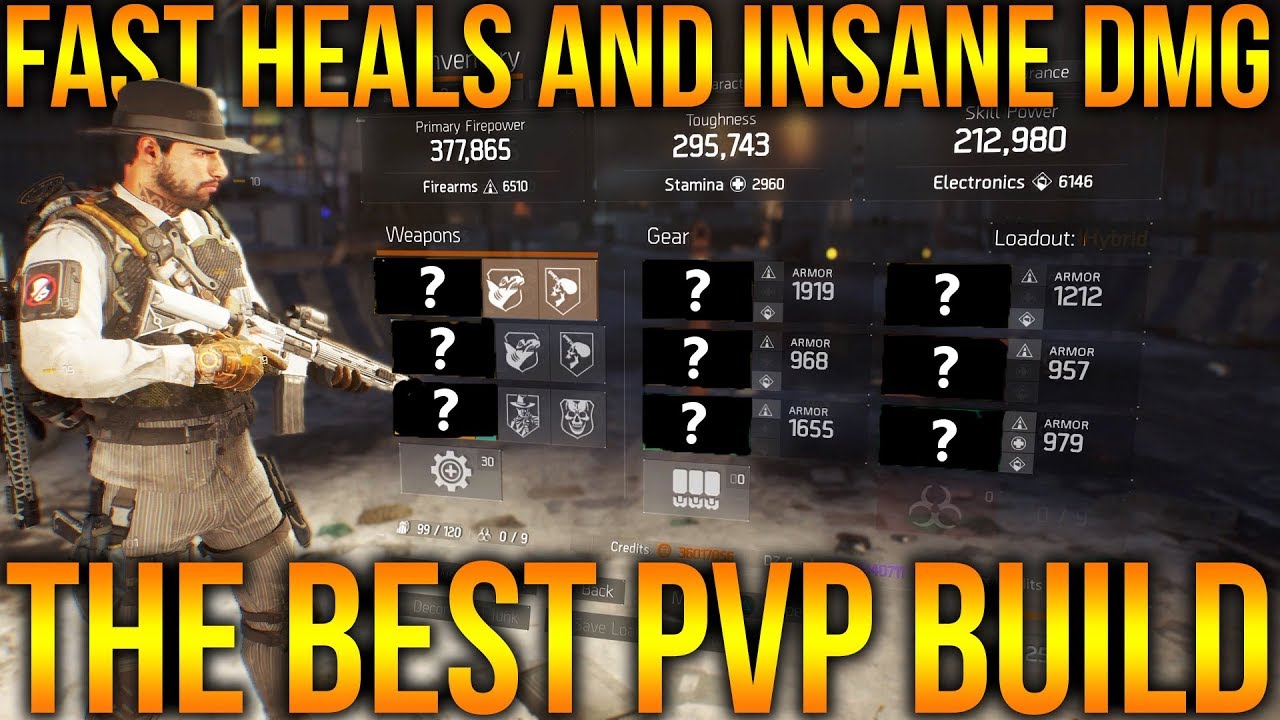THE DIVISION 1.7 - BEST PVP BUILD | FAST HEALS AND INSANE DMG