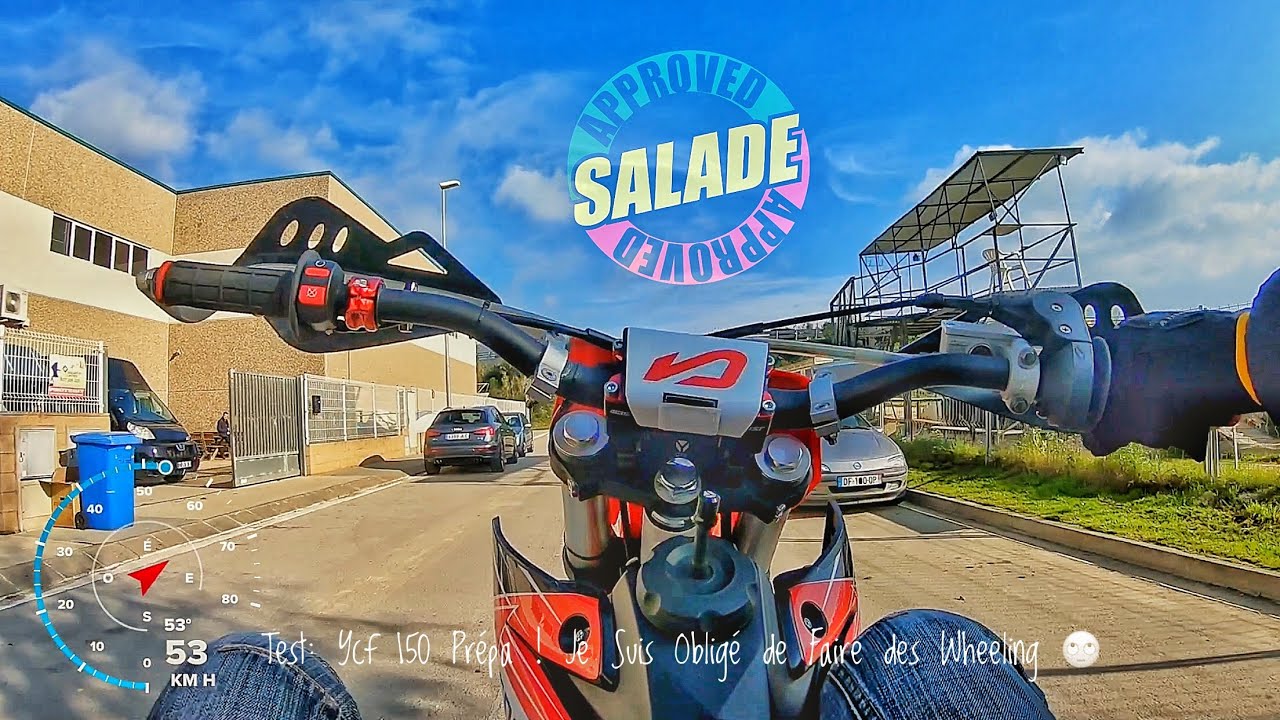 #Salade93: J&rsquo;ai Test une PitBike Ycf 150 Pr&eacute;par&eacute;e 🔥🛠/ &Ccedil;a Fait des Wheeling 👊🏻✊🏻