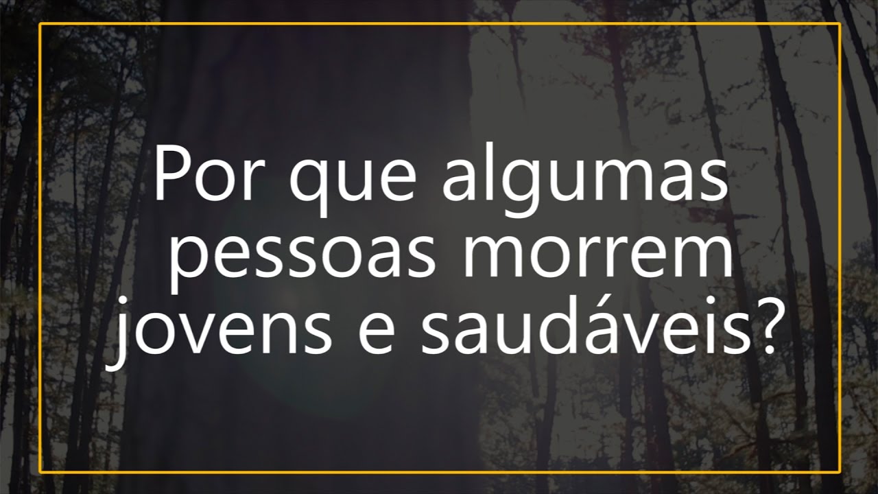 Por que algumas pessoas morrem jovens e saudáveis? - Denis Soares - Reação Responde