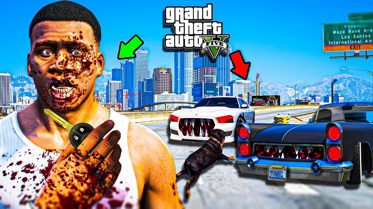GTA 5 - Franklin's New Car Is A Cursed Killer Car & Then What Happened