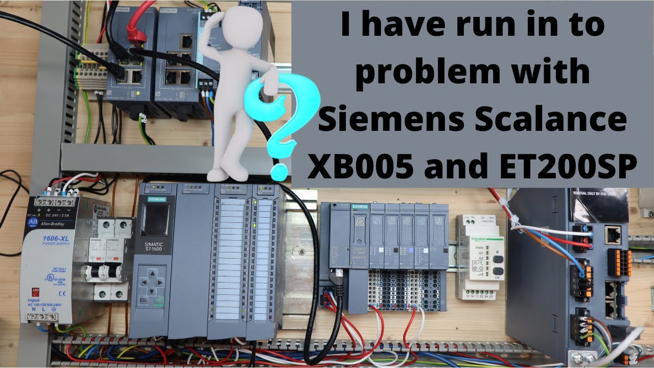 Настройка коммутатора Ethernet Siemens S7-1500 PLC Scalance XB005 и проблема с ET200SP, с которой...
