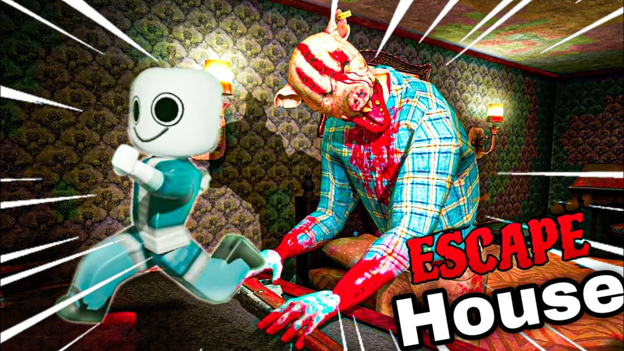 Escape from the killer pig house 🏠| SameerxrtPlay 