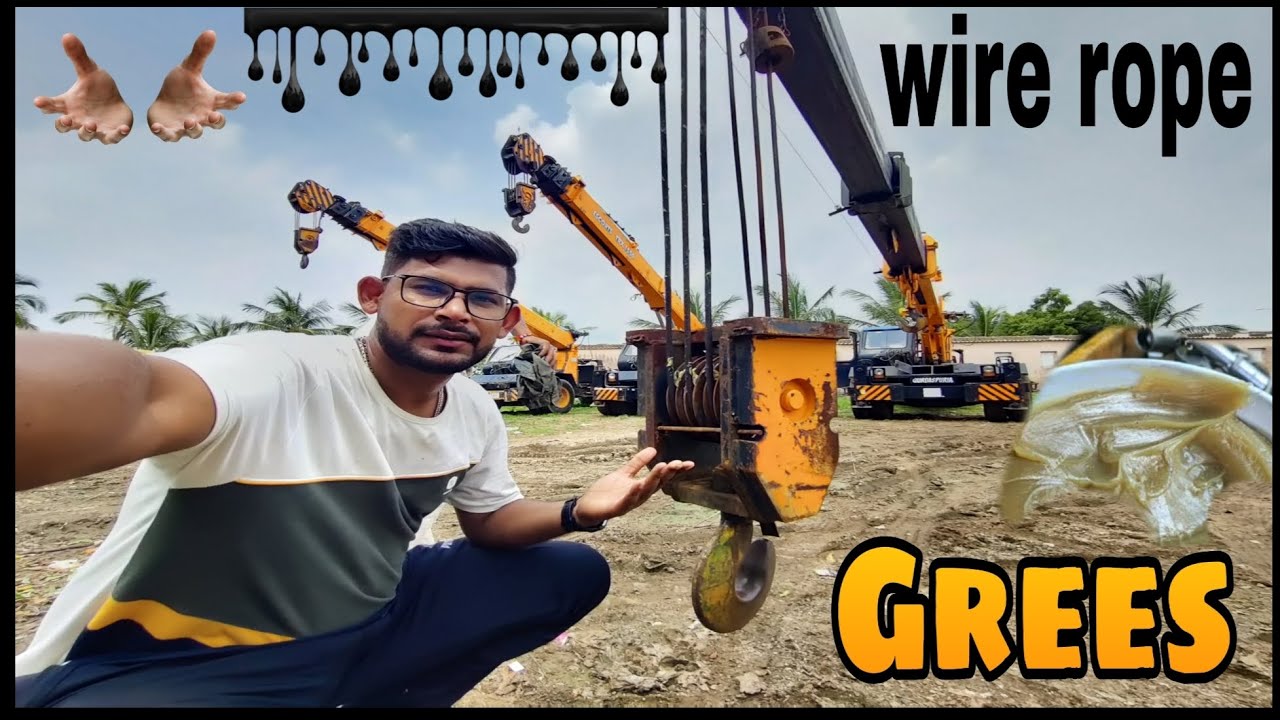 Farana Crane TRX1550 | wire rope & Full Boom grease & Fun 🔥🔥 @KartikBacktoBack