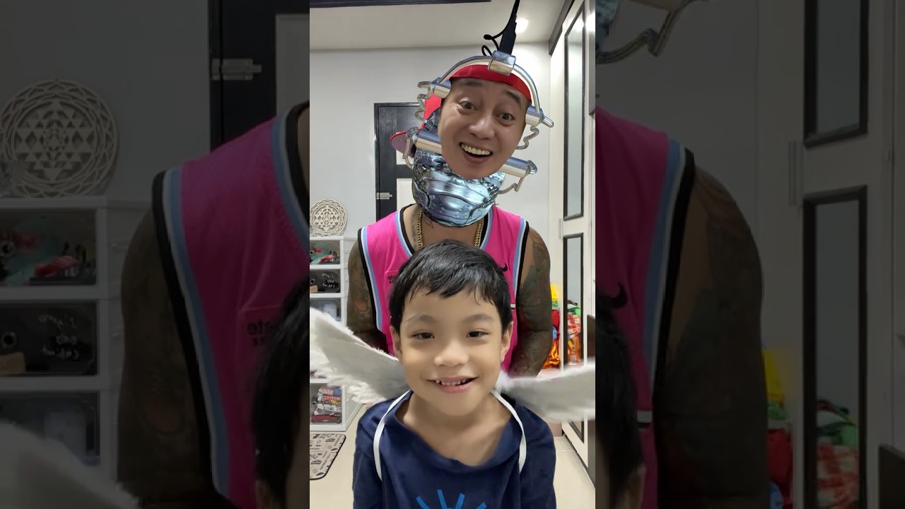 Cyborg na ko tapos anak ko anghel na..😍#papasayk #sykepayaso #kaduwende