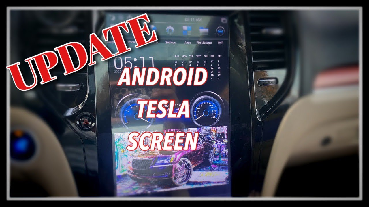 UPDATE on Android Tesla Screen in Chrysler 300/How to change vehicle Home Screen