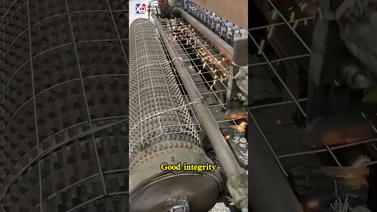 Welded Wire Mesh Feature #machine #construction #wiremesh #steel #fence #metalmesh #industrial #dust
