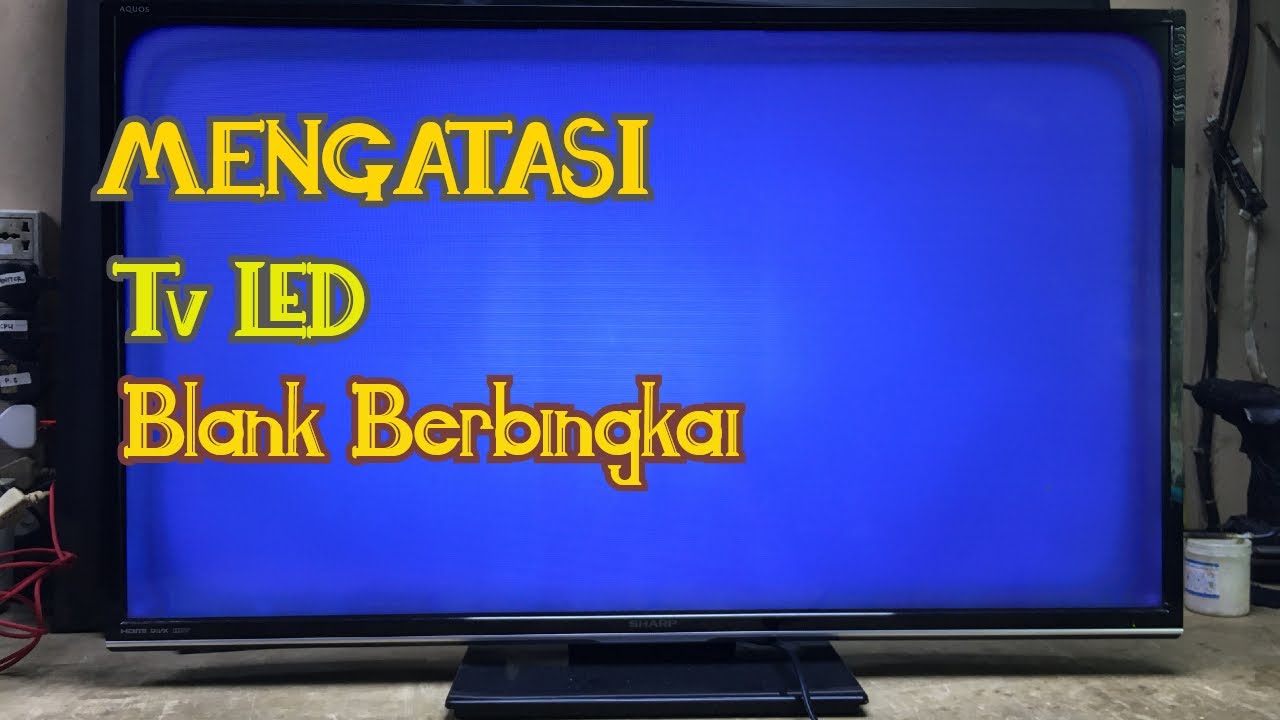 Tv Led Sharp LC39LE440M Blank Berbingkai Vlog#75