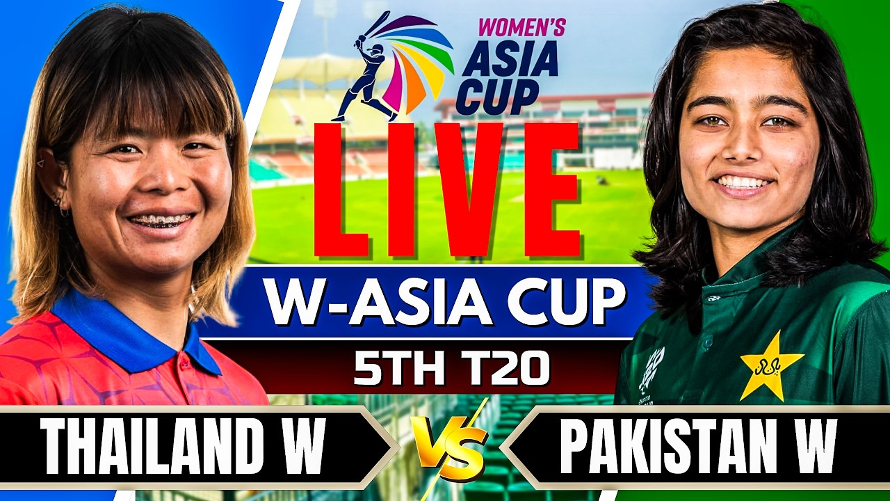 🔴LIVE: PAK W vs THA W | Women&rsquo;s Asia Cup 2026 Score & Commentary | Live Cricket Match Today