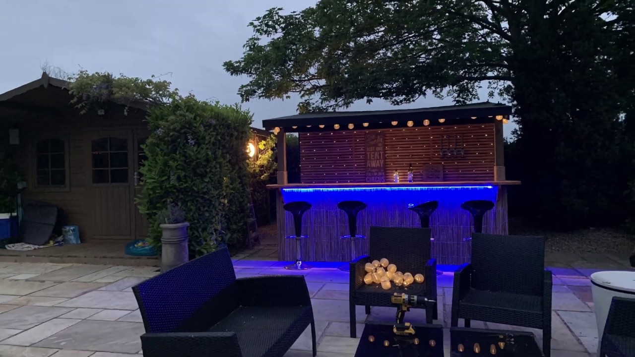 Tiki bar garden project