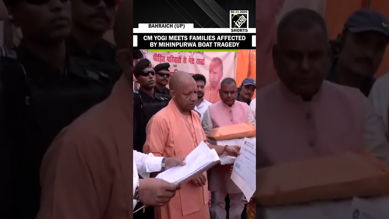 CM Yogi Adityanath meets families of victims in Mihinpurwa boat tragedy that claimed many lives