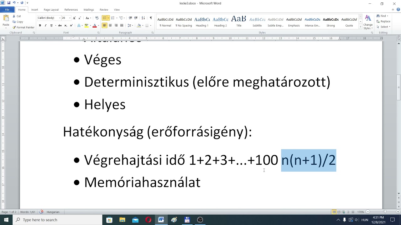 3.lecke: algoritmus A0003