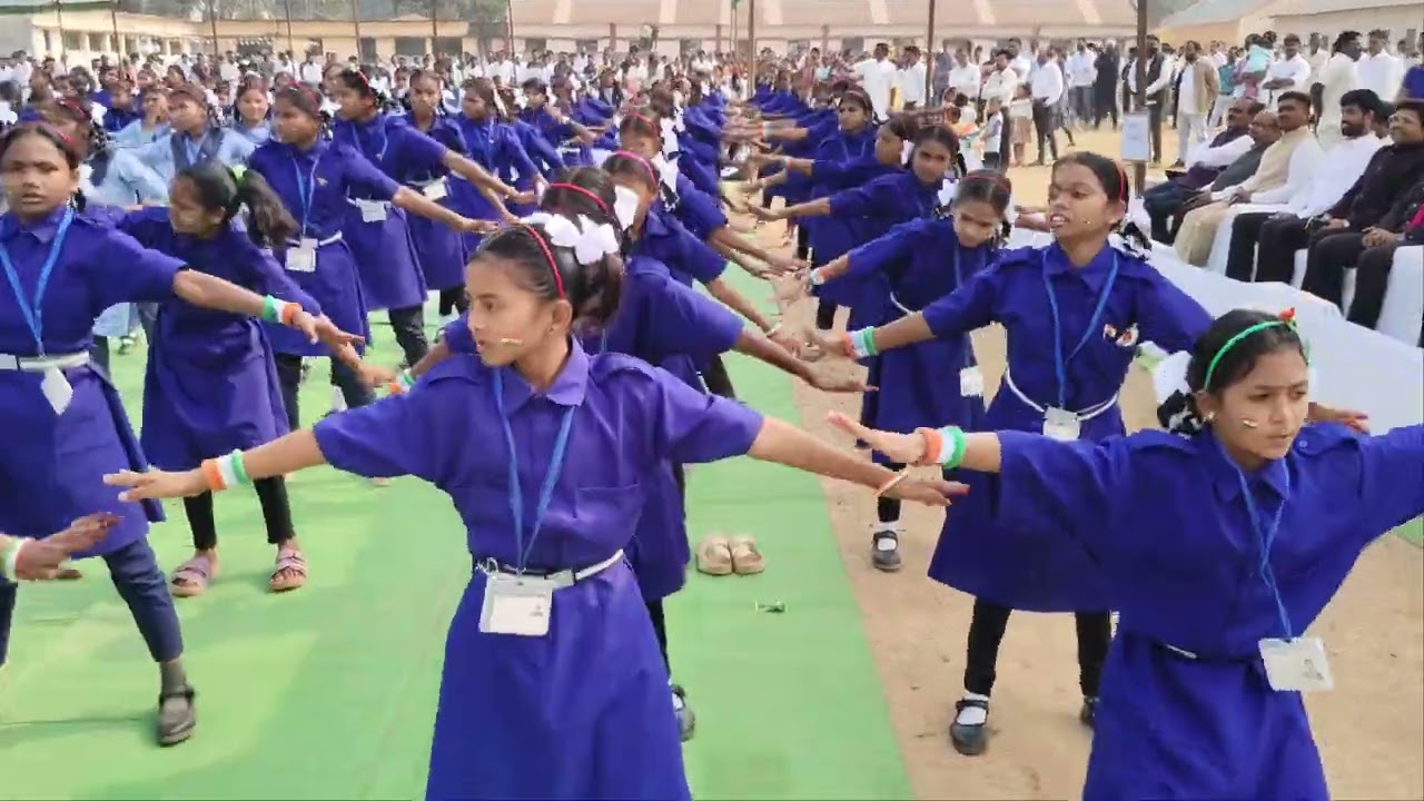 प्रजासत्ताक दिन 🇮🇳 सामूहिक कवायत..... #viral #school #शाळा 