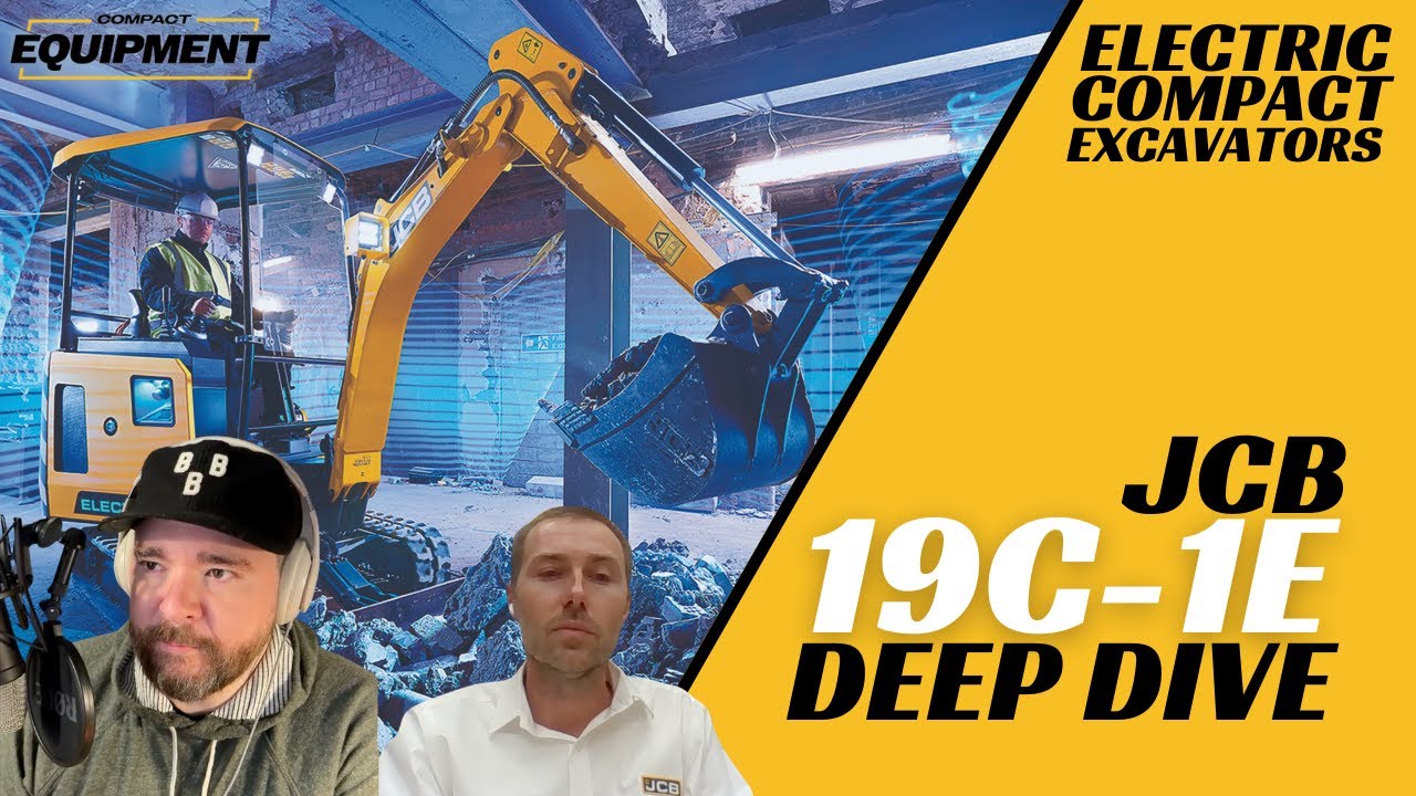 Обсуждение электрического компактного экскаватора 19C-1E с Ли Тайсом из JCB