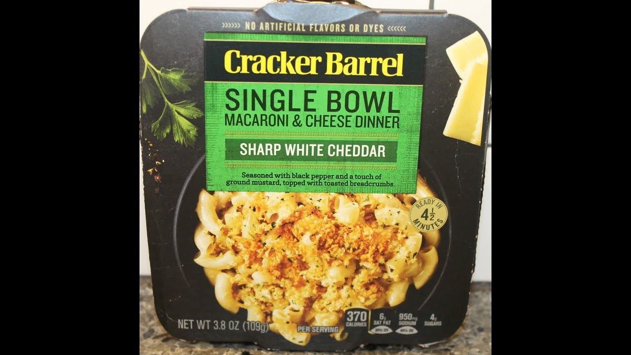 Макароны с сыром в одной миске от Cracker Barrel: обзор Sharp White Cheddar