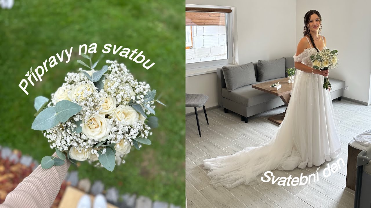 VLOG | přípravy před svatbou / svatební den 