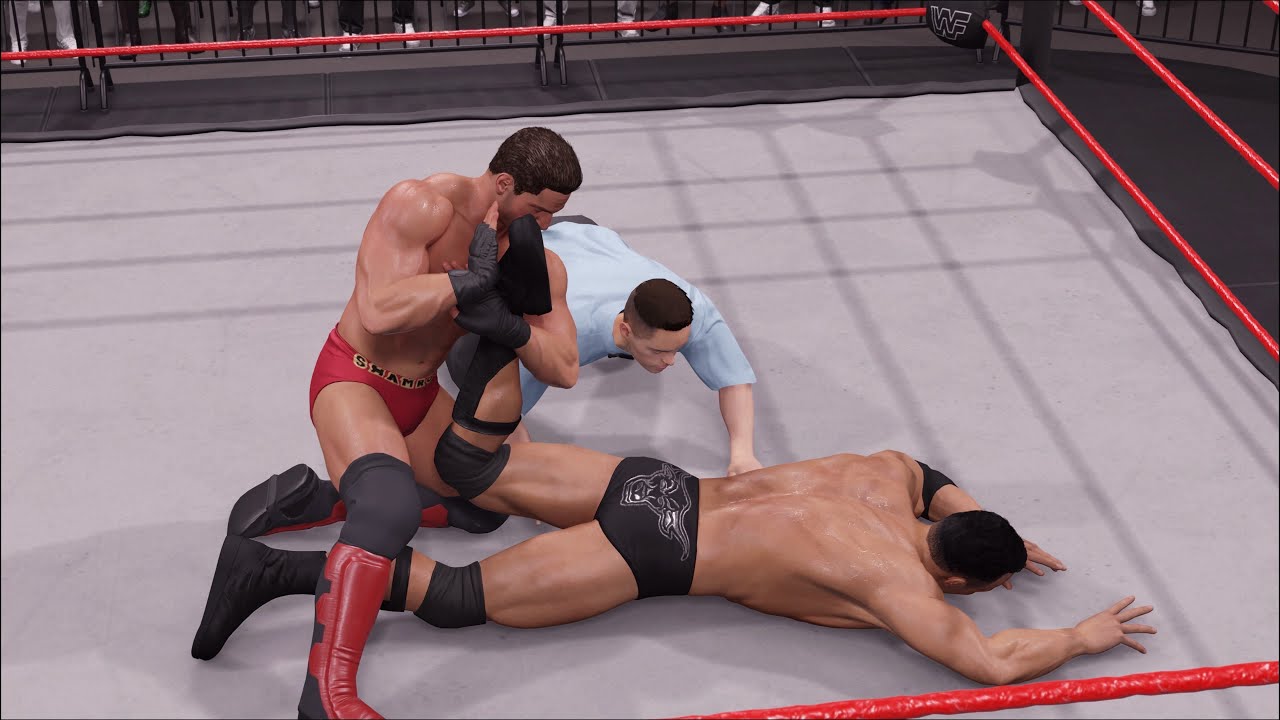 WWE 2K25 - Ken Shamrock vs The Rock - Wrestlemania 14 - PS5 Gameplay