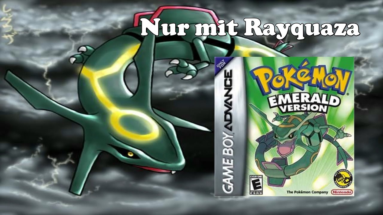 Nur mit Rayquaza Pokémon Smaragd durchspielen | Nerdabotheke [DE/GER]