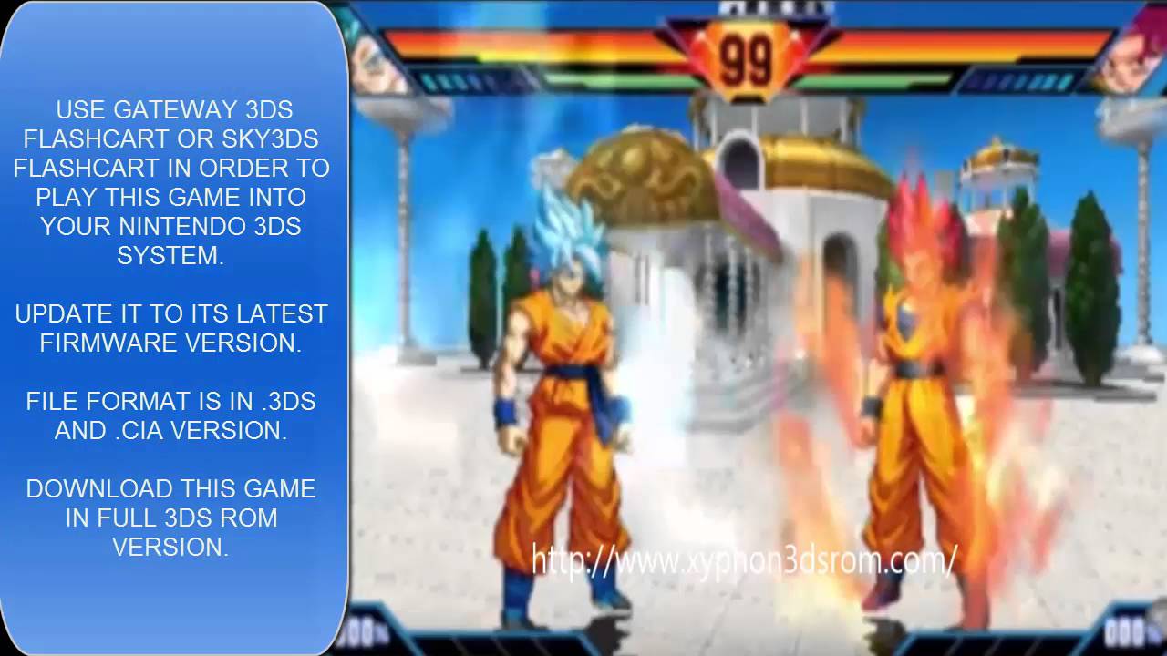 Dragon Ball Z Extreme Butoden (U)(EU) 3DS ROM Download [3DS ISO]