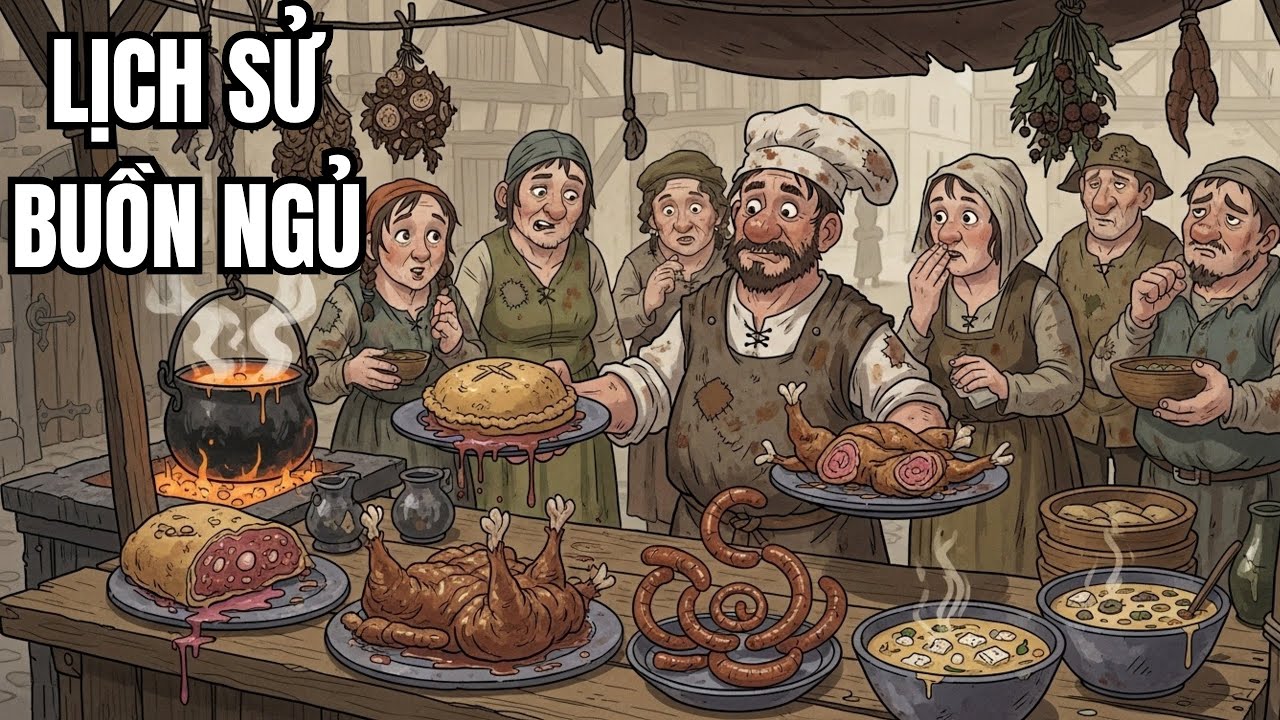 Lịch Sử Buồn Ngủ | Các Nhà Hàng Thức Ăn Nhanh Thời Trung Cổ Trông Như Thế Nào