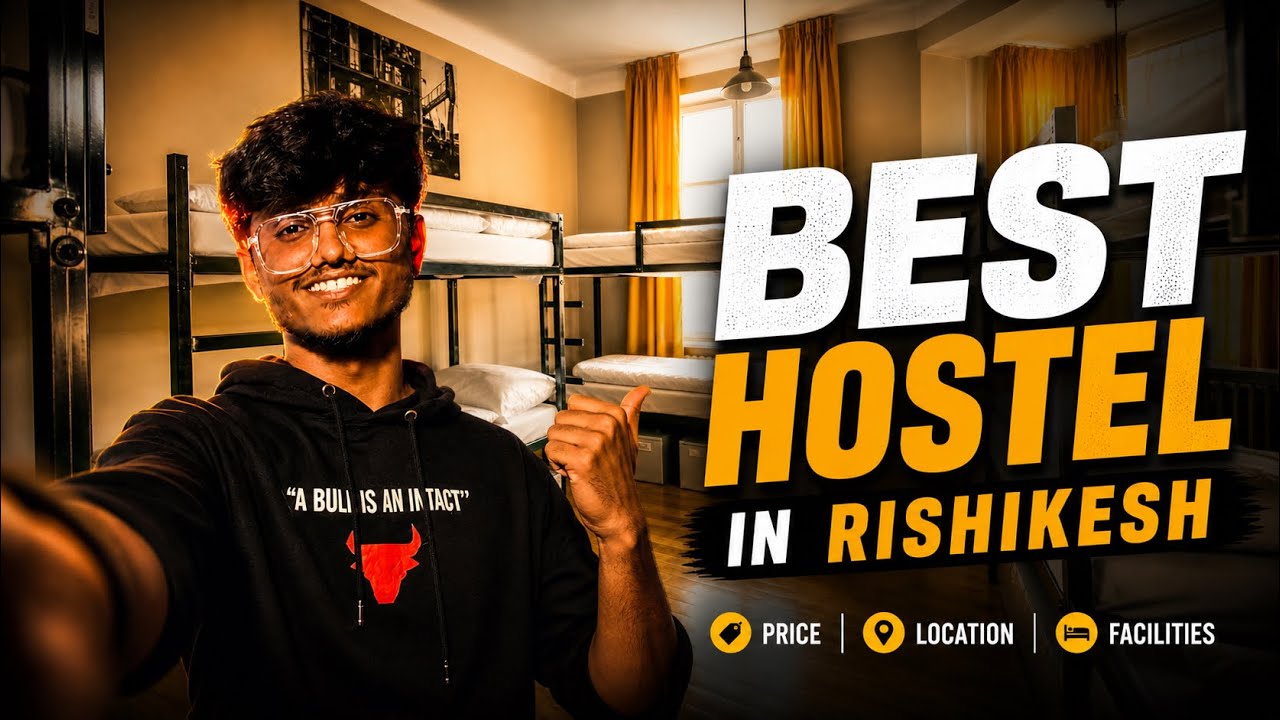 I Stayed at Rishikesh&rsquo;s BEST Hostel&hellip; Worth It? 🤯