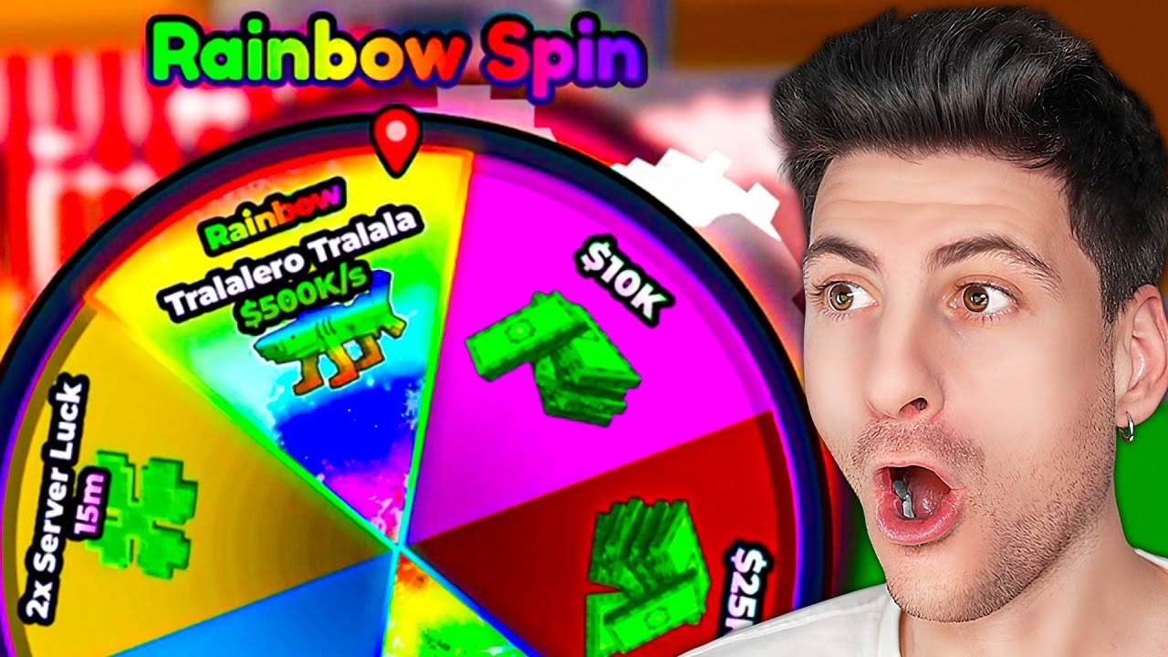 ich ZIEHE 0,001% RAINBOW BRAINROT aus GLÜCKSRAD Steal a Brainrot🔥