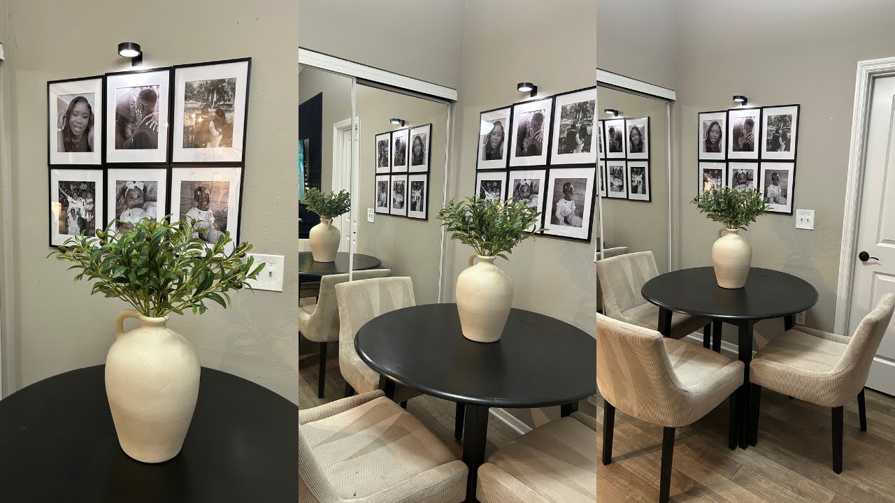SMALL DINING ROOM MAKEOVER | COZY + MINIMAL DECORATING IDEA