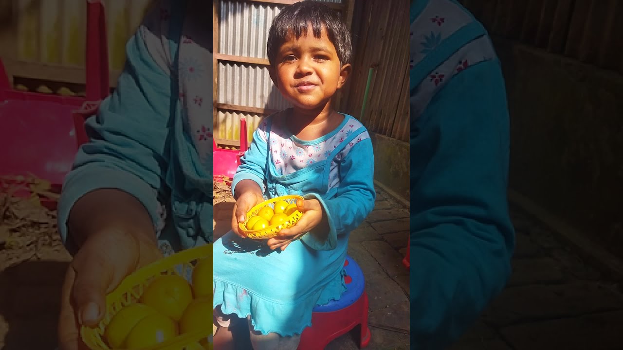 মজার টক ঝাল মিষ্টি বড়ই ভর্তা #সানহা রৌদ্রে বসে মজার বড়ই ভর্তা খাচ্ছে😍😃🧐😄 #funny #viral