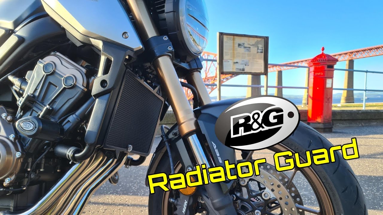 How to fit a radiator guard on my Honda CB650R - ONE OF THE BEST MODS!