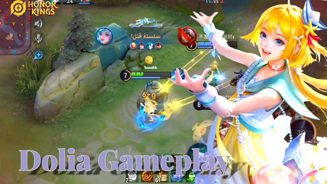 Hok : Dolia Gameplay | Best Build and Arcana - HONOR OF KINGS