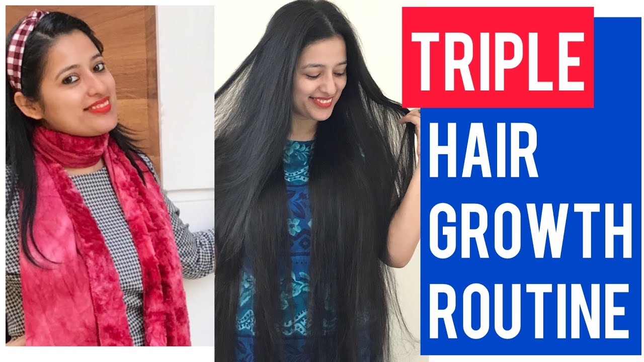 Triple Hair Growth Routine || Grow your Hair Faster , Thicker and Longer