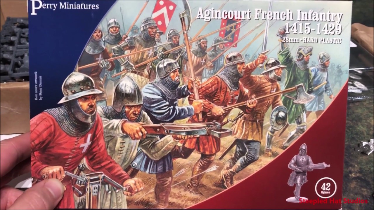 Perry Miniatures Agincourt French Infantry Unboxing