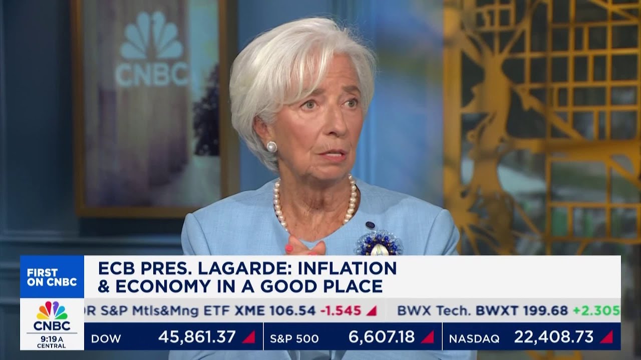 ECB President Christine Lagarde: I would like 'some certainty' on U.S.-China trade